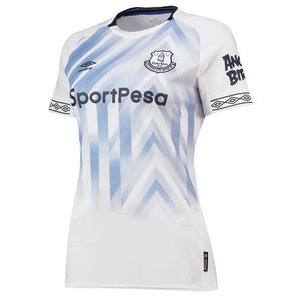 Camiseta Everton 3ª Mujer 2018/19 Blanco